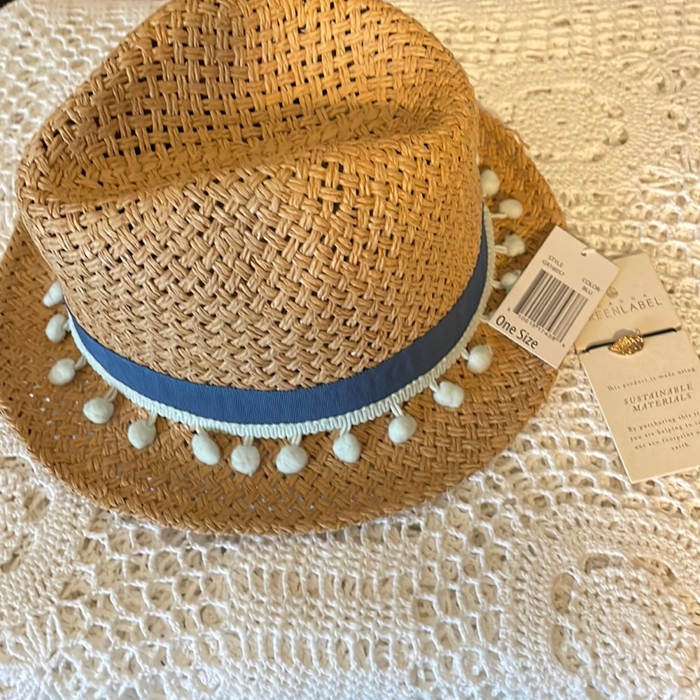 NWT Quagga Greenlabel Hat Adjustable Blue Accents